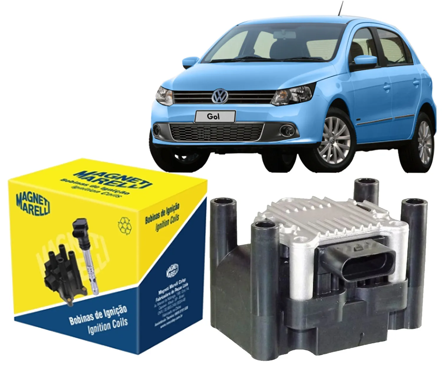 [AMOSTRA] Bobina de Ignição Magneti Marelli BI0017MM