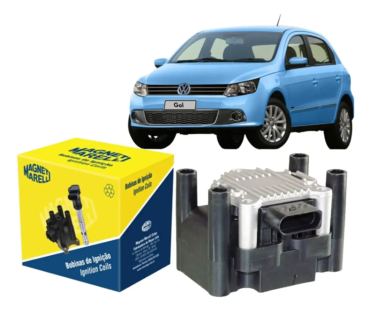 Bobina de Ignição Magneti Marelli - Br Bi0017mm